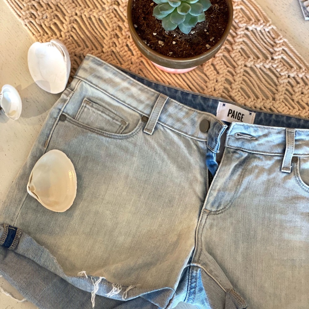 Paige Denim Jean Short Shorts